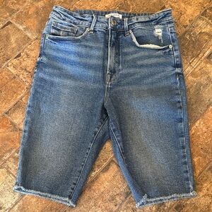 Good American Bermuda Style Jean Shorts